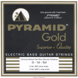PYRAMID STRINGS EB Gold 040-100 short scale chrome nickel flatwounds tbgEh GLx[X