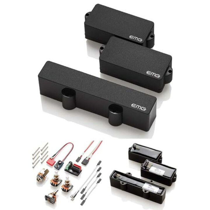 楽天市場】EMG EMG-PJ-SET BLACK ベース用ピックアップ : chuya-online 