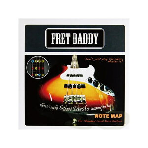 Fret Daddy �X�P�[�������V�[�� �t���b�g�{�[�h�m�[�g�}�b�v �x�[�X�p