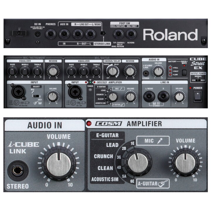 CUBE Roland キューブ ストリート アンプ ボーカル ギター 楽天市場 