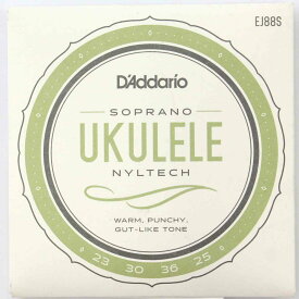 D'Addario EJ88S Nyltech Ukulele ソプラノウクレレ用セット弦