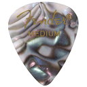 【8/15(月) ポイント10倍】 Fender 351 Shape Premium Picks Abalone Medium ギターピック×12枚