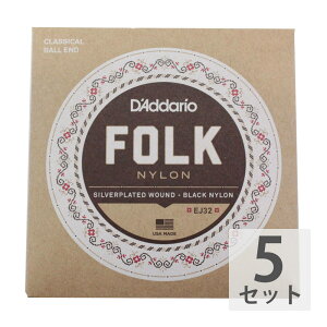 __I D'Addario FOLK NYLON EJ32×5SET {[GhtNVbNM^[