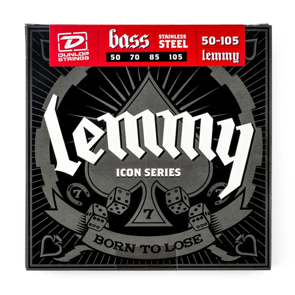 ジムダンロップ レミー キルミスター ベース弦 JIM 国際ブランド DUNLOP 50-105×2SET Lemmy べース弦 爆買いセール LKS50105 Kilmister