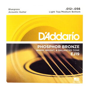 __I D'Addario EJ19 Bluegrass Light Top Medium Bottom AR[XeBbNM^[×3Zbg