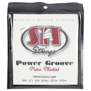 SIT STRINGS PN942 EXTRA LIGHT POWER GROOVE GLM^[×6Zbg