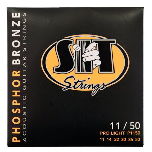 SIT STRINGS P1150 PRO LIGHT PHOSPHOR BRONZE �A�R�[�X�e�B�b�N�M�^�[��×3�Z�b�g