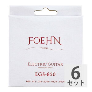 FOEHN EGS-850×6Zbg Electric Guitar Strings Super Light GLM^[ 09-42