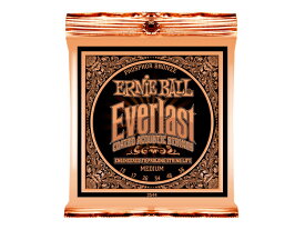 アーニーボール ERNIE BALL 2544 Everlast Coated PHOSPHOR BRONZE MEDIUM アコースティックギター弦×3本
