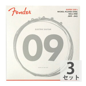 tF_[ Fender Super 250's Nickel-Plated Steel 250L Light 09-42 GLM^[×3Zbg