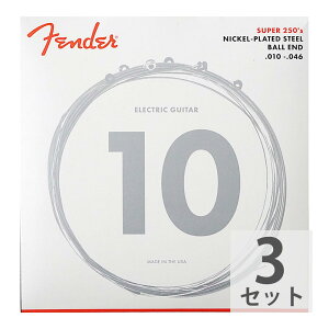 tF_[ Fender Super 250's Nickel-Plated Steel 250R 10-46 GLM^[×3Zbg