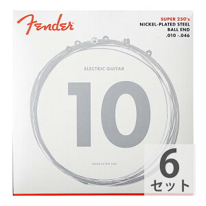 tF_[ Fender Super 250's Nickel-Plated Steel 250R 10-46 GLM^[×6Zbg