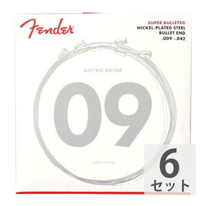 tF_[ Fender Super Bullets Nickel-Plated Steel 3250L 9-42 GLM^[×6Zbg