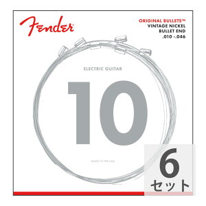 tF_[ Fender Pure Nickel Bullet End 3150R 10-46 GLM^[×6Zbg
