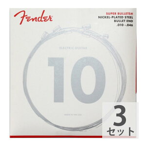 tF_[ Fender Super Bullets Nickel-Plated Steel 3250R 10-46 GLM^[×3Zbg