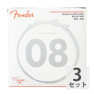 tF_[ Fender Yngwie Malmsteen Signature Electric Guitar Strings ballet 8-46 GLM^[×3Zbg