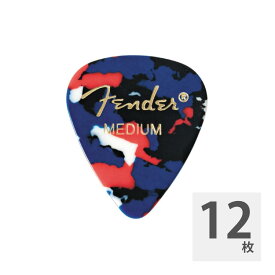 フェンダー ギターピック 12枚 セット ミディアム 351 Shape Classic Picks Confetti Medium Fender