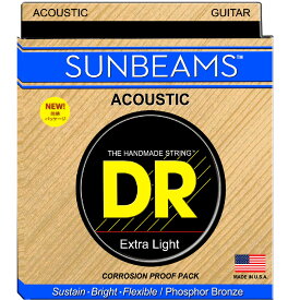 DR SUNBEAM RCA-10 LITE アコースティックギター弦×3セット