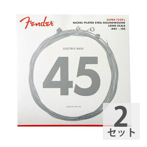 tF_[ Fender Bass Strings Nickel Plated Steel 7250M 45-105 GLx[X×2Zbg