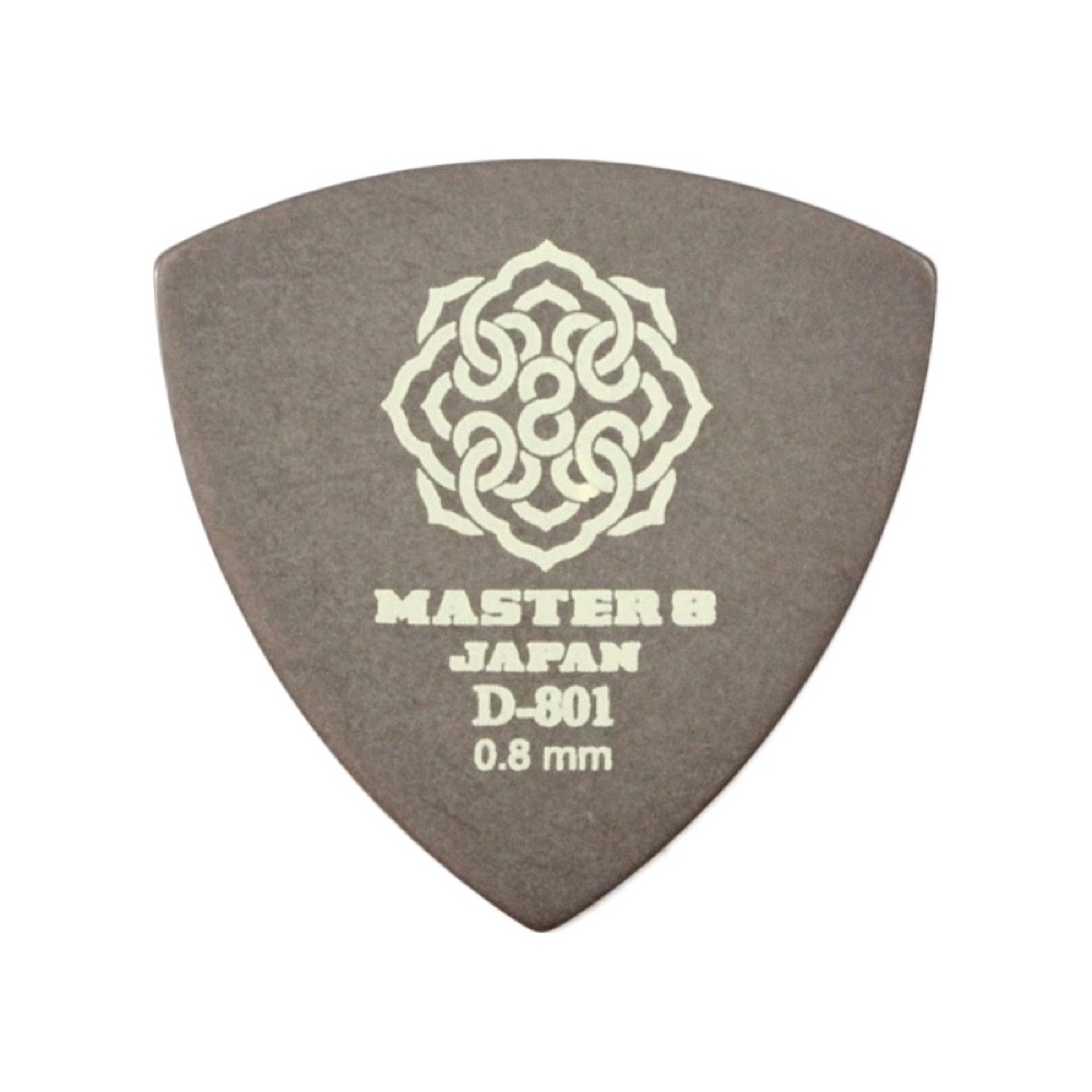 MASTER8 JAPAN INFINIX-U IFU-TR100 滑り止め加工 1.0mm GRIP ギターピック 三角 10枚セット HARD 新品 メール便