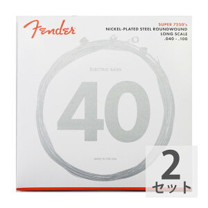 tF_[ Fender Bass Strings Nickel Plated Steel 7250L 40-100 GLx[X×2Zbg