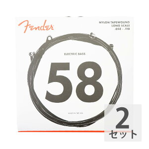 tF_[ Fender Bass Strings Nylon Tapewound 9120M 58-110 GLx[X×2Zbg