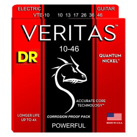 DR VTE-10 VERITAS エレキギター弦×6セット