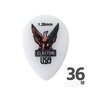 Clayton USA Acetal Polymer 1.26mm �X���[���e�B�A�h���b�v �M�^�[�s�b�N×36��