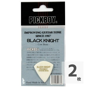 PICKBOY GP-AS/BN/BLK1 Assur Black Knight Cow Bone �M�^�[�s�b�N×2��