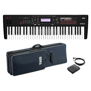 �R���O KORG KROSS2-61-MB �����\�t�g�P�[�X���t�b�g�X�C�b�`�t���Z�b�g �~���[�W�b�N���[�N�X�e�[�V�����V���Z�T�C�U�[