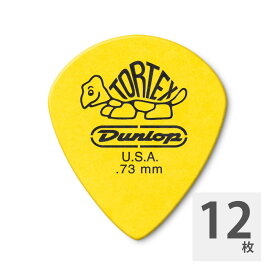 JIM DUNLOP 498 Tortex Jazz III XL 0.73mm Yellow ギターピック×12枚