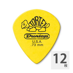 JIM DUNLOP 498 Tortex Jazz III XL 0.73mm Yellow M^[sbN×12