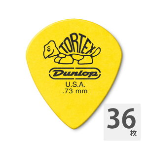 JIM DUNLOP 498 Tortex Jazz III XL 0.73mm Yellow M^[sbN×36