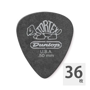 JIM DUNLOP 488 Tortex Pitch Black Standard 0.50mm M^[sbN×36