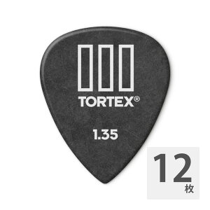 JIM DUNLOP 462 Tortex T III 1.35mm Black M^[sbN×12