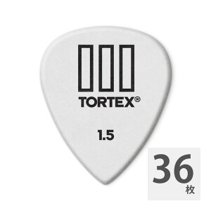 JIM DUNLOP 462 Tortex T III 1.5mm White M^[sbN×36