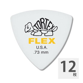 JIM DUNLOP 456 Tortex Flex Triangle 0.73mm ギターピック×12枚