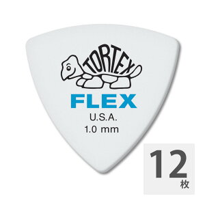JIM DUNLOP 456 Tortex Flex Triangle 1.0mm M^[sbN×12
