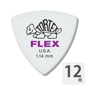 JIM DUNLOP 456 Tortex Flex Triangle 1.14mm M^[sbN×12