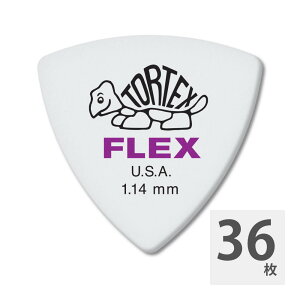 JIM DUNLOP 456 Tortex Flex Triangle 1.14mm M^[sbN×36
