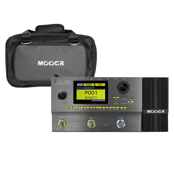 楽天市場】Mooer GE200 マルチエフェクター 専用キャリーケース SC-200 