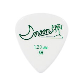 Moon XH 1.20 WH ティアドロップ型 ギターピック×50枚