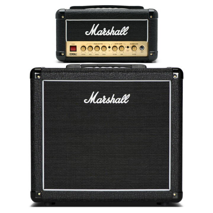 楽天市場】マーシャル MARSHALL DSL1H ＆ MX112 ギターアンプ スタック  