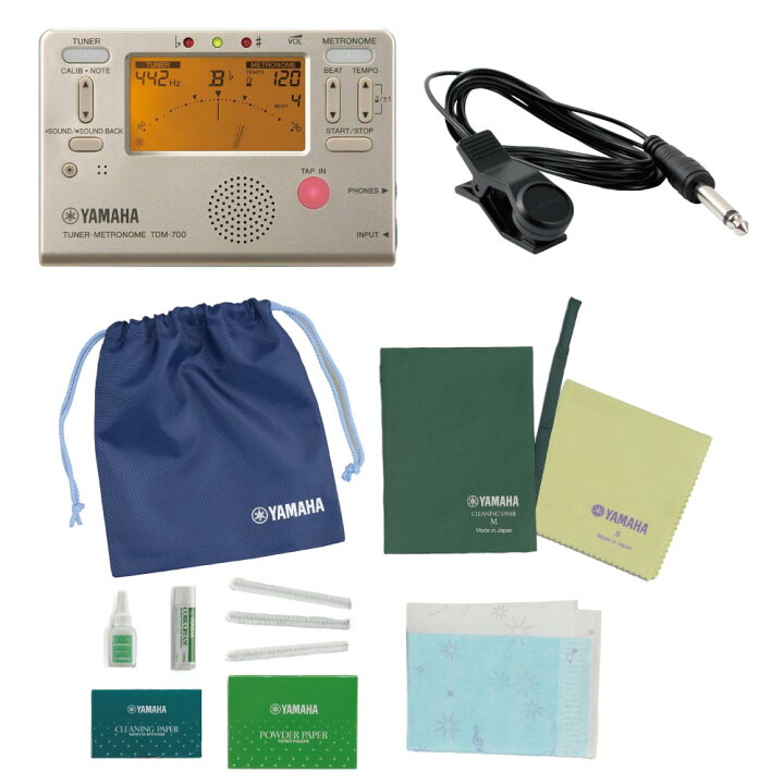 楽天市場】ヤマハ クラリネット用お手入れセット TDM-700G チューナーメトロノーム チューナーマイク付き セット : chuya-online 楽天市場】ヤマハ クラリネット用お手入れセット TDM-700G チューナーメトロノーム チューナーマイク付き セット : chuya-online