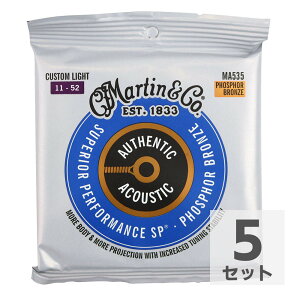 MARTIN MA535 Superior Performance Phospher Bronze Custom Light AR[XeBbNM^[×5Zbg