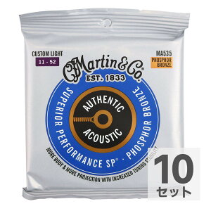 MARTIN MA535 Superior Performance Phospher Bronze Custom Light AR[XeBbNM^[×10Zbg