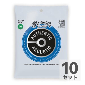 MARTIN MA500 Superior Performance Phospher Bronze Extra Light 12pAR[XeBbNM^[×10Zbg