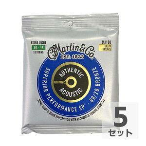 MARTIN MA180 Superior Performance Bronze Extra Light 12pAR[XeBbNM^[×5Zbg