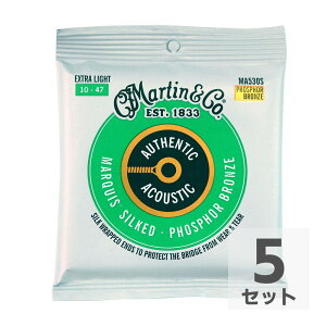 MARTIN MA530S Marquis Silked Phospher Bronze Extra Light AR[XeBbNM^[×5Zbg