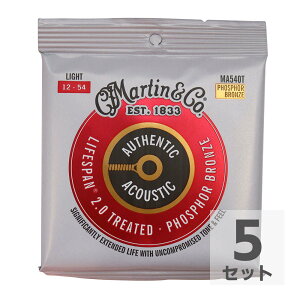 MARTIN MA540T Treated with Lifespan Phospher Bronze Light AR[XeBbNM^[×5Zbg